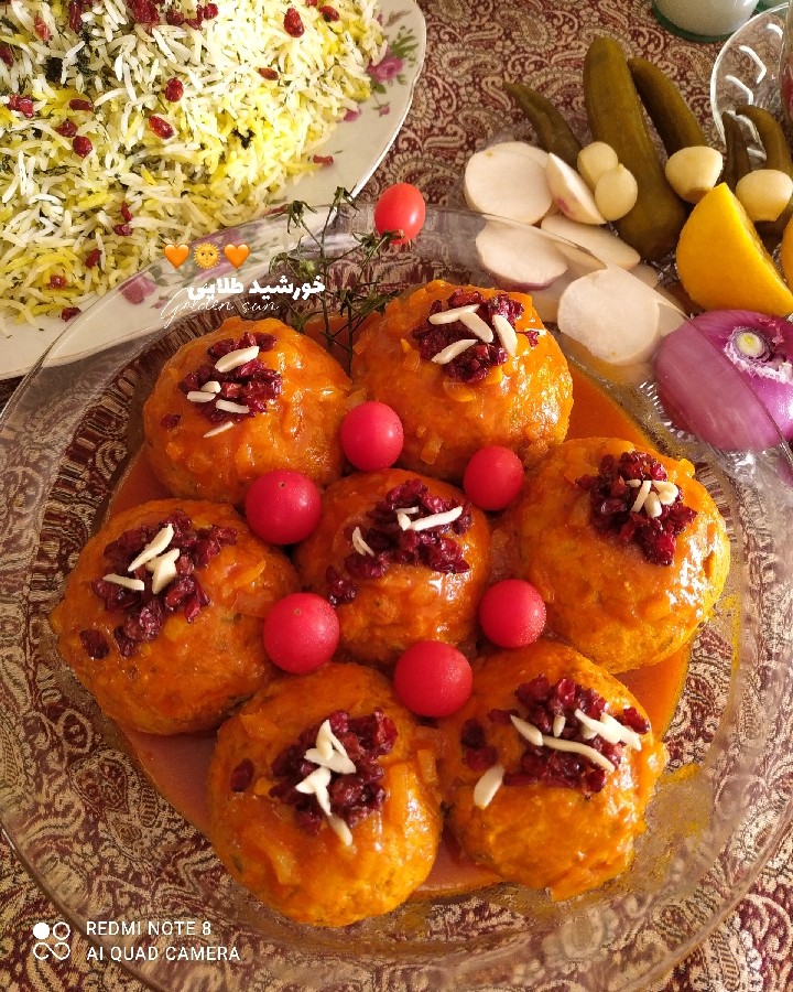 عکس کوفته مرغ تبریزی بدون تخم مرغ