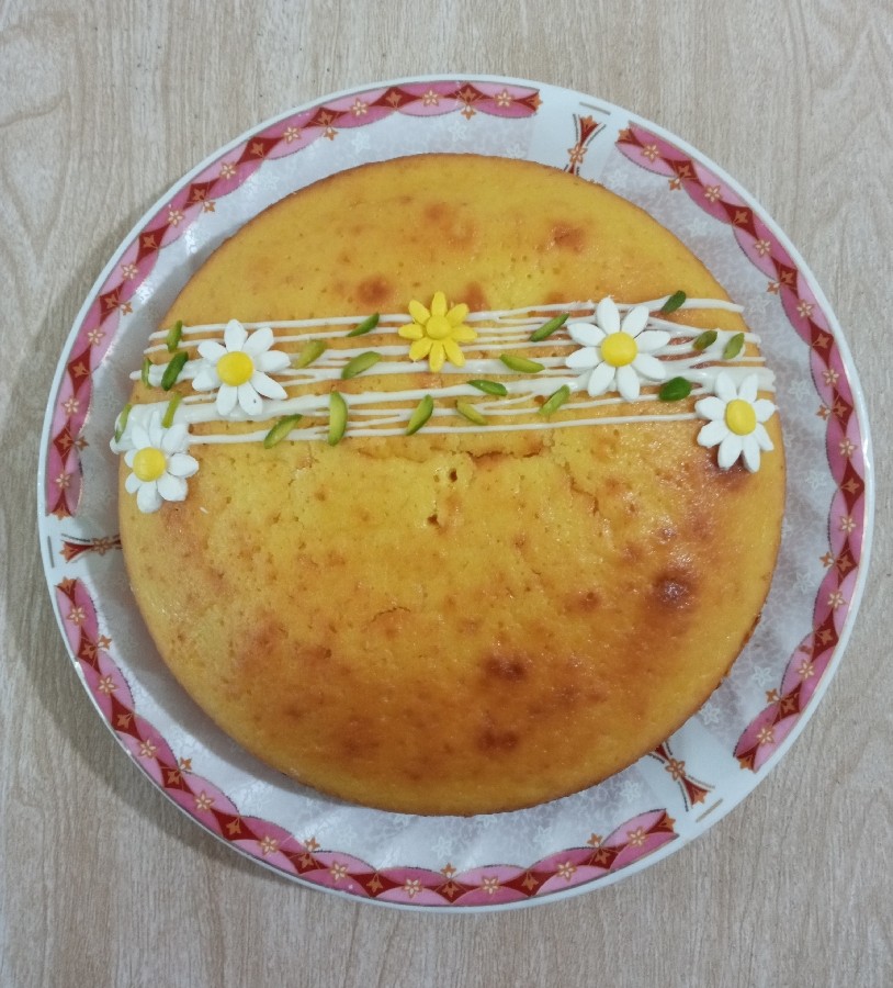 عکس کیک پرتقالی