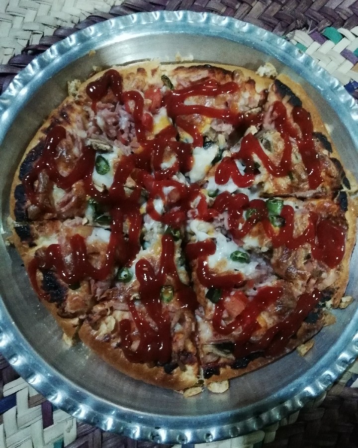 شام امشب #پیتزا#