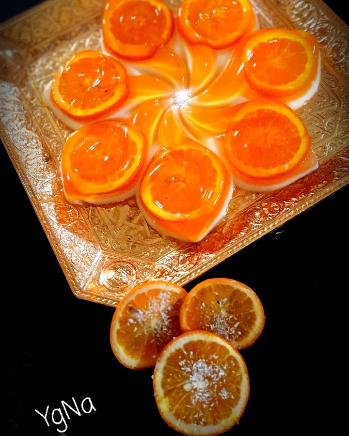 عکس ژله پاناکوتا پرتقال