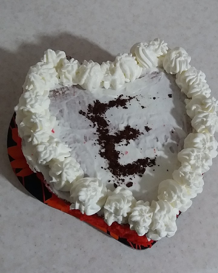 کیک ردولوت بدون جوش شیرین برای ولنتاین وروزمرد