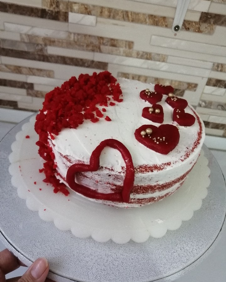 کیک  خوشگلم برای همسرم?❤️?