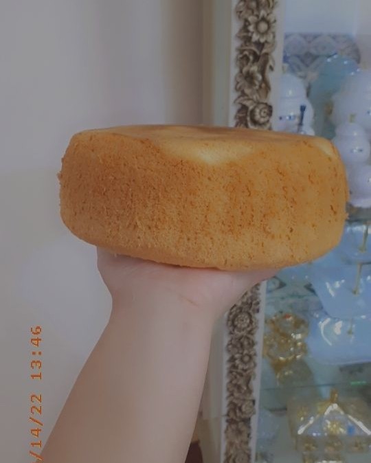 عکس کیک اسفنجی ۵تخم مرغی