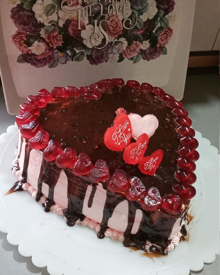 عکس کیک روز پدر و ولنتاین