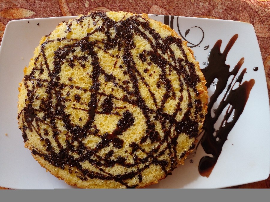 عکس کیک پرتقالی شکلاتی