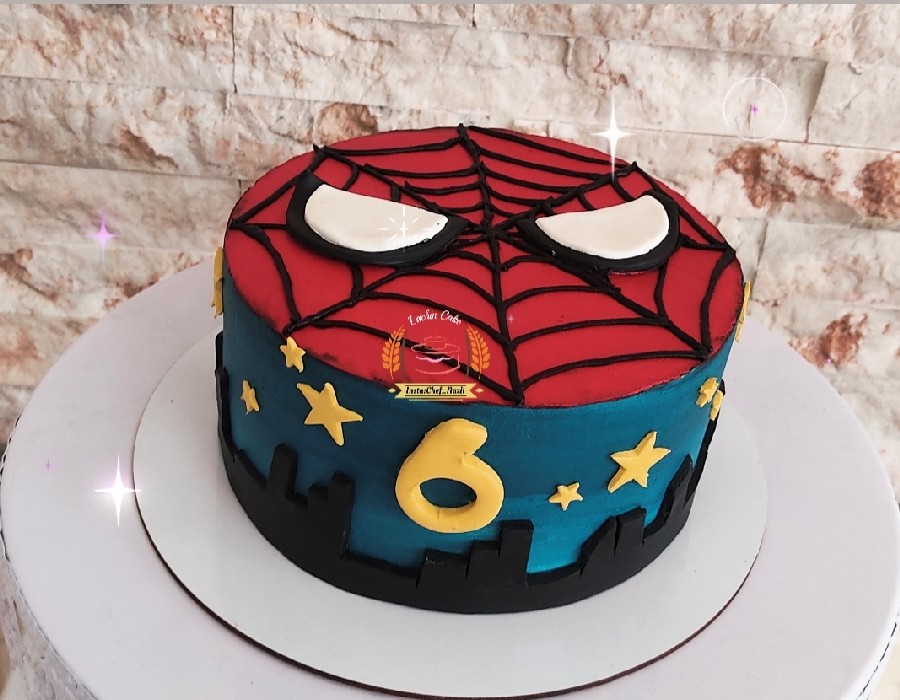 عکس کیک مرد عنکبوتی