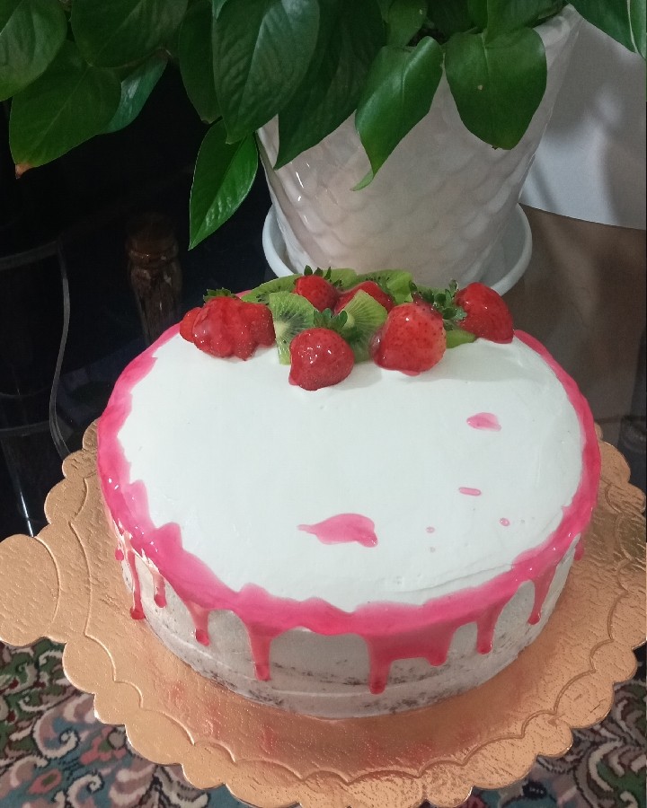کیک شیفون تولد 