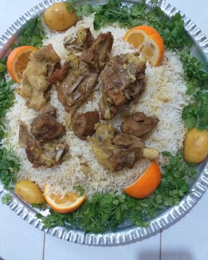 پلو گوشت عربی