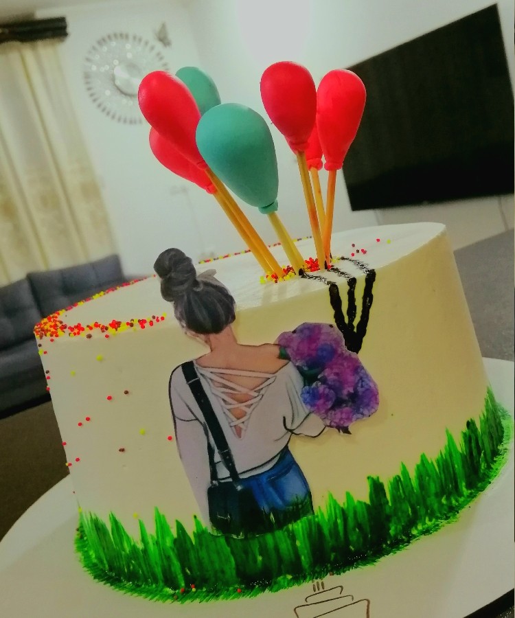   کیک تولد دخترانه