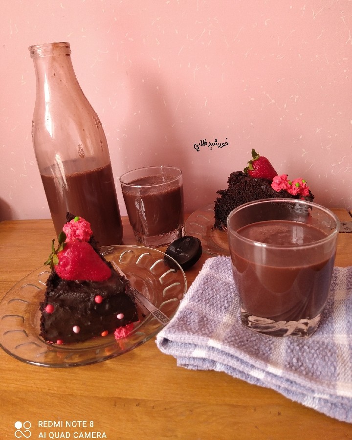 شیر کاکائو غلیظ خانگی