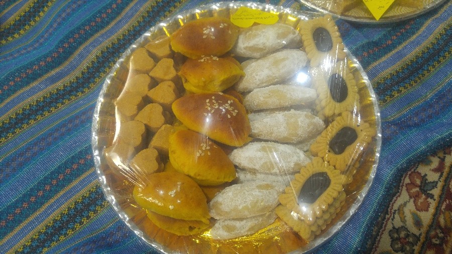 شیرینی های سنتی من در عید1401.شیرمال و حلوا مجلسی سنتی