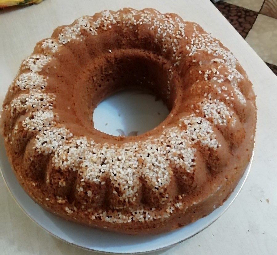 عکس کیک کنجدی