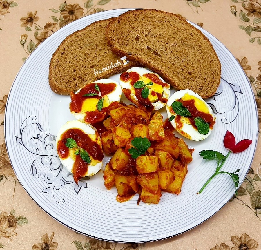 تخم مرغ تازه داماد❤