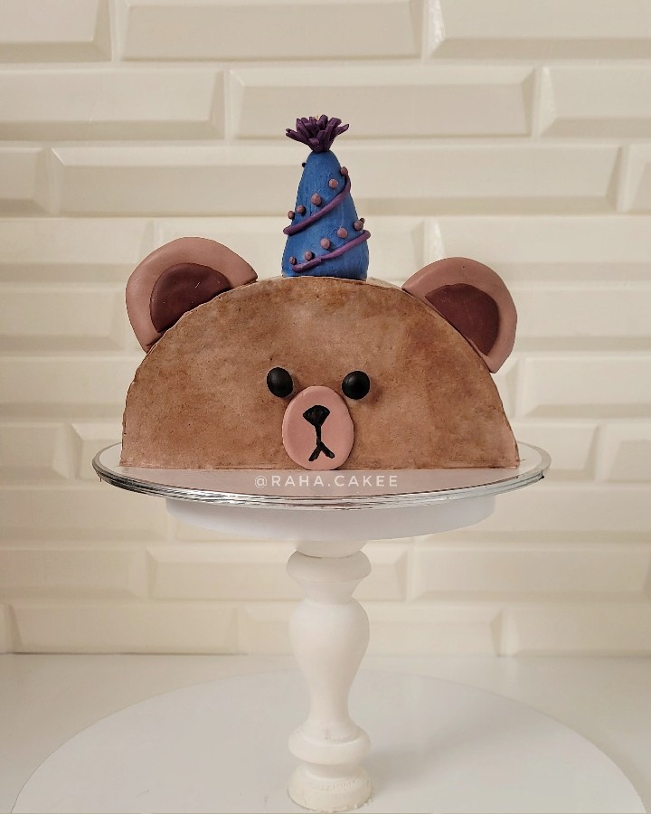 عکس کیک خرس تدی
