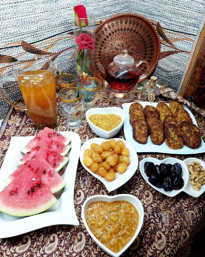 عکس افطار ماه مبارک رمضان