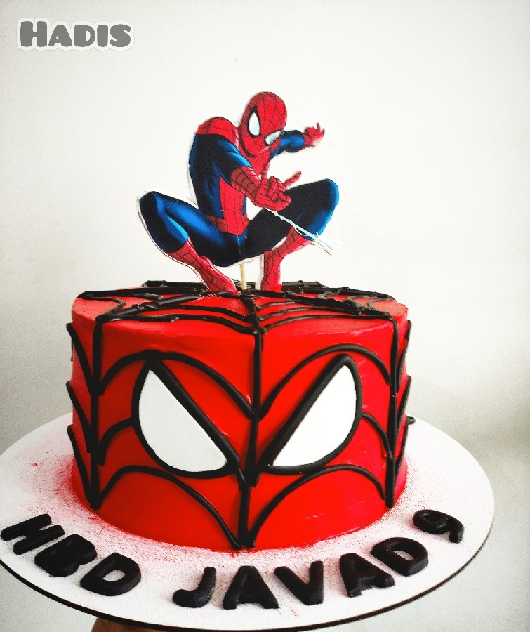 عکس کیک مرد عنکبوتی