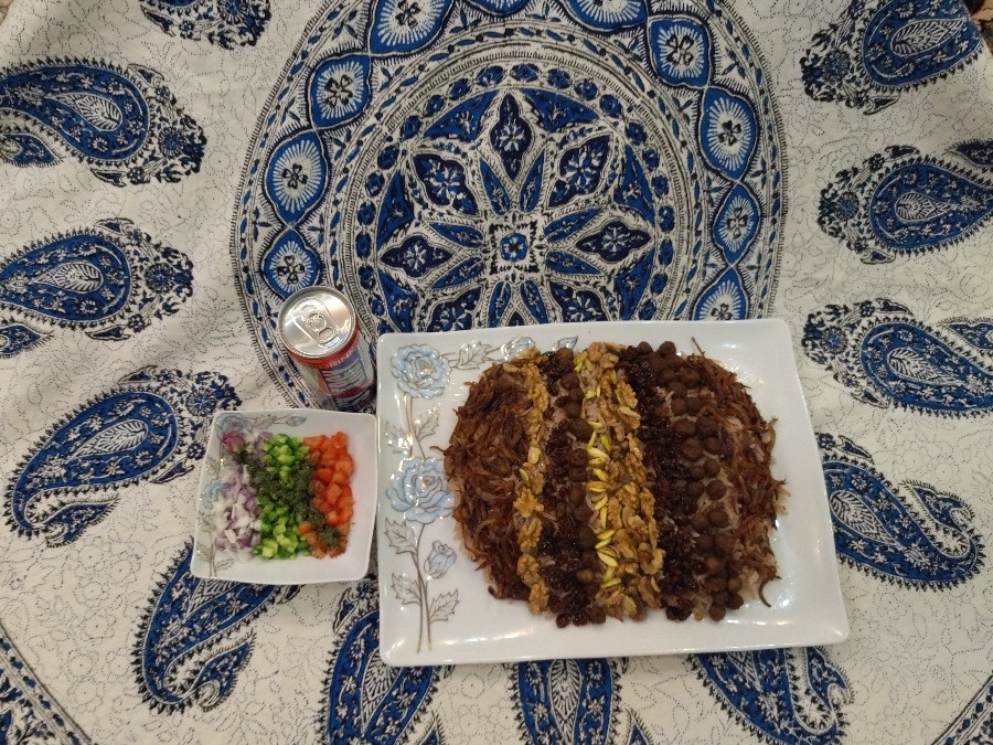 عکس عدس پلو ..افطاری  ماه  مبارک   رمضان 