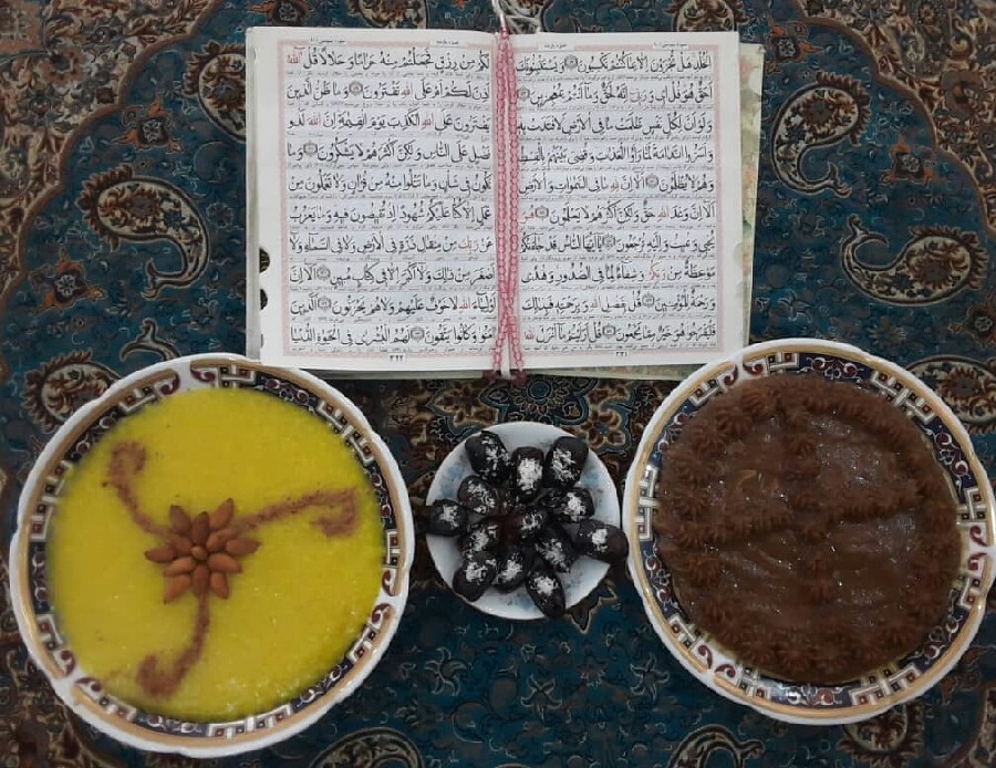 عکس افطار روز پنجم ماه مبارک