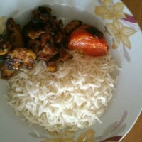 بال مرغ کبابى به سبک مالزى