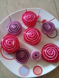 ژله فرفره ای یا رولتی