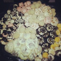 شیرینی نارگیلی شکلاتی