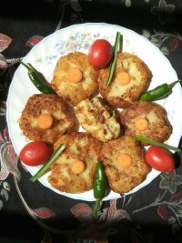 پن کیک سیب زمینی مغز دار (گیاهی)