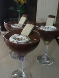 موس شکلات بدون تخم مرغ