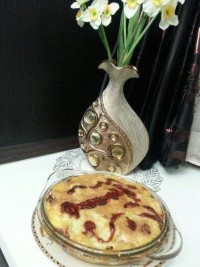 سوفله سیب زمینی و گوشت