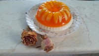 دسر هلو با ژله