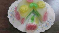 ژله فرفره ای یا رولتی