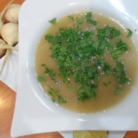 سوپ سیب زمینی و شلغم