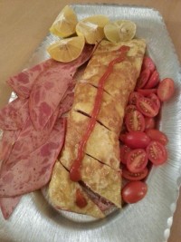 املت با ژامبون