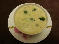 سوپ چدار و بروکلی