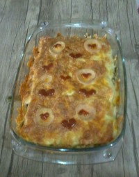 لازانیا گوشت و قارچ