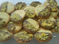 بیسکوییت پسته ای