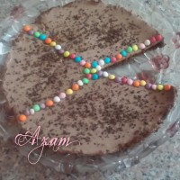 اینم چیز کیک شکلاتی من