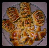 رولت مرغ با خمیر هزارلا