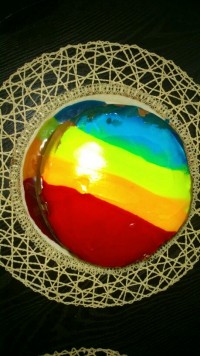 کیک فرشته برفی