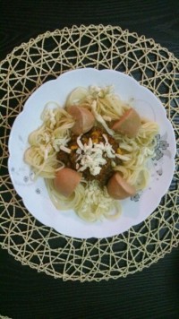 پاستا با سوسیس