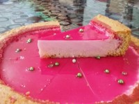چیز کیک شکلاتی نپختنی