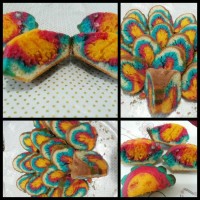 کاپ کیک رنگی