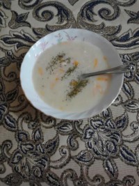 سوپ ذرت و ترخون