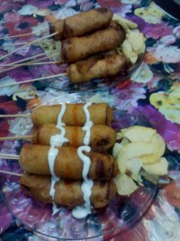 هات داگ با آرد ذرت