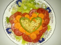 سالاد مرغ مخلوط