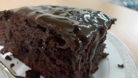 چیز کیک با شکلات تلخ