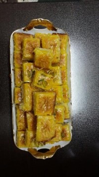 شیرینی عربی بسبوسه