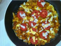 پیتزا تخم مرغی