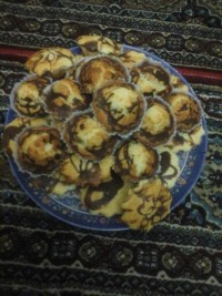 بیسکویت پنیر چدار و سیب