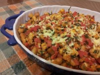 اسکالوپ گوجه فرنگی