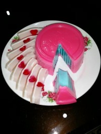 ژله سوپرایز رولی وقلبی